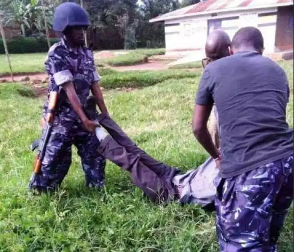 Graphic photos from the Uganda massacre between the Police and the Royal guards